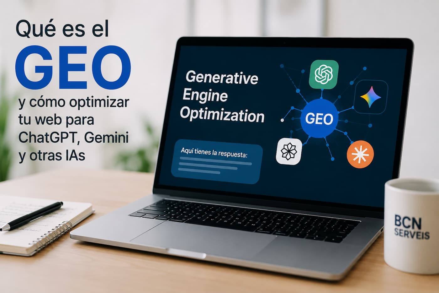 Agencia GEO Barcelona - optimización para ChatGPT, Gemini y Claude